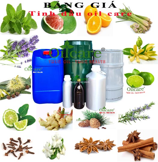 Bảng giá tinh dầu thiên nhiên mua 1 lít