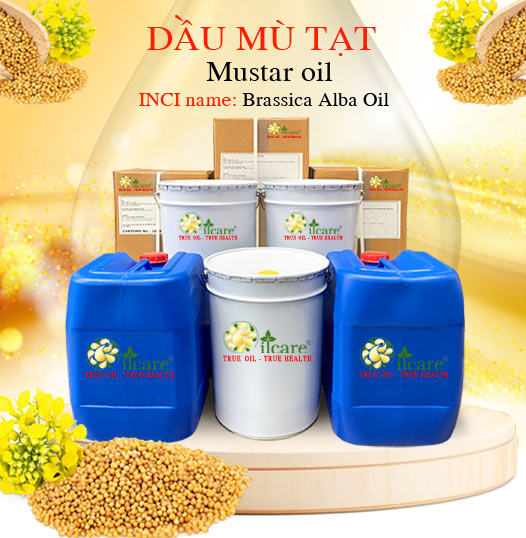 Dầu mù tạt bán sỉ lít kg buôn giá rẻ mua ở đâu