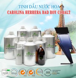 Tinh dầu nước hoa CAROLINA HERRERA BAD BOY COBALT bán sỉ lit kg giá rẻ mua ở đâu