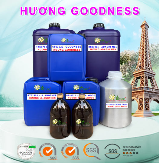 Tinh Dầu Nước Hoa Goodness Bán Buôn Sỉ Số Lượng Lớn (Lít, Kg)