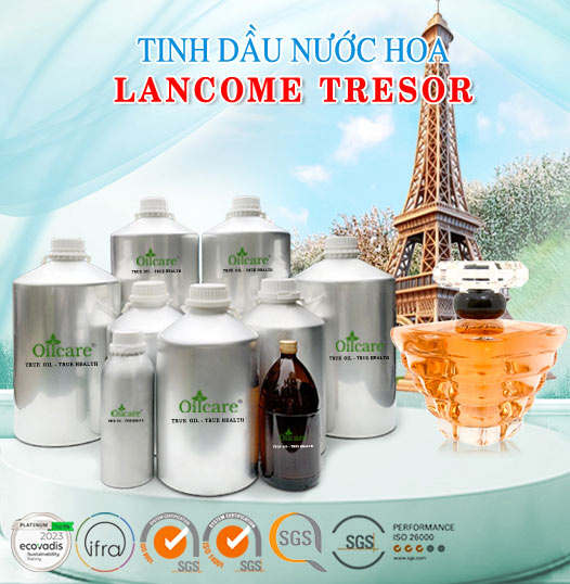 Tinh dầu nước hoa lancome tresor bán sỉ lit kg giá rẻ mua ở đâu