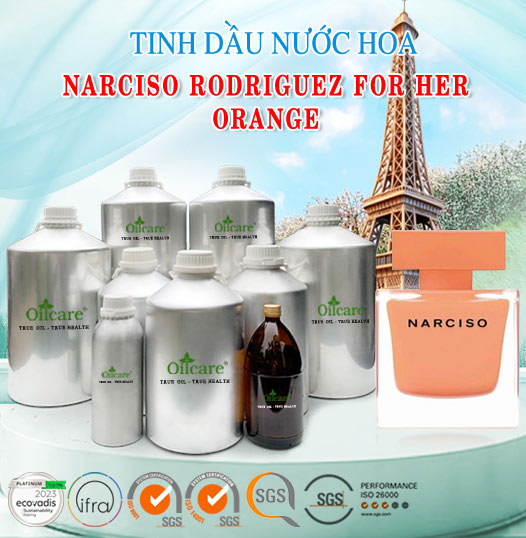 Tinh dầu nước hoa NARCISO RODRIGUEZ FOR HER ORANGE bán lit buôn giá rẻ